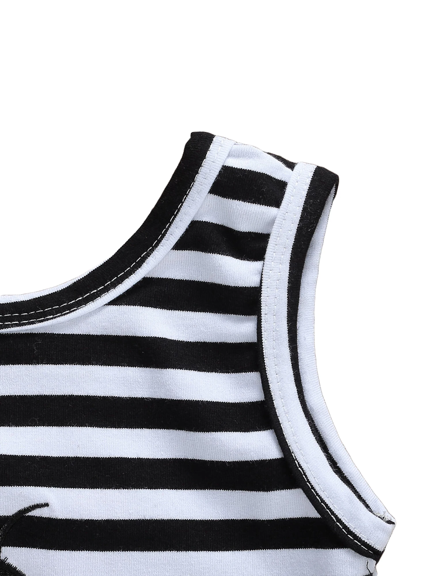 От 1 до 6 лет комплект одежды для маленьких девочек топы в полоску с героями