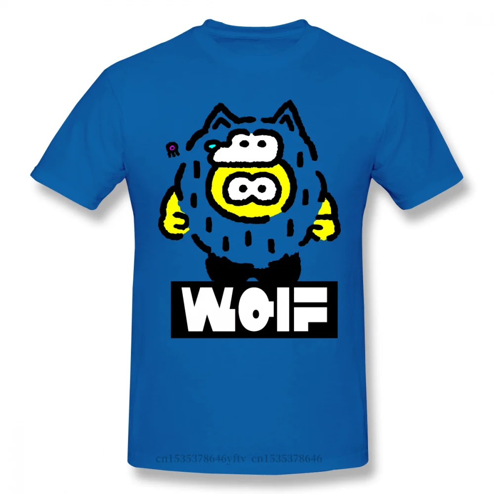 

2021 Leisure Fashion 100% cotton T-shirt Splatoon Squid Inklings Shooter Game for Men Werewolf Funny Crewneck