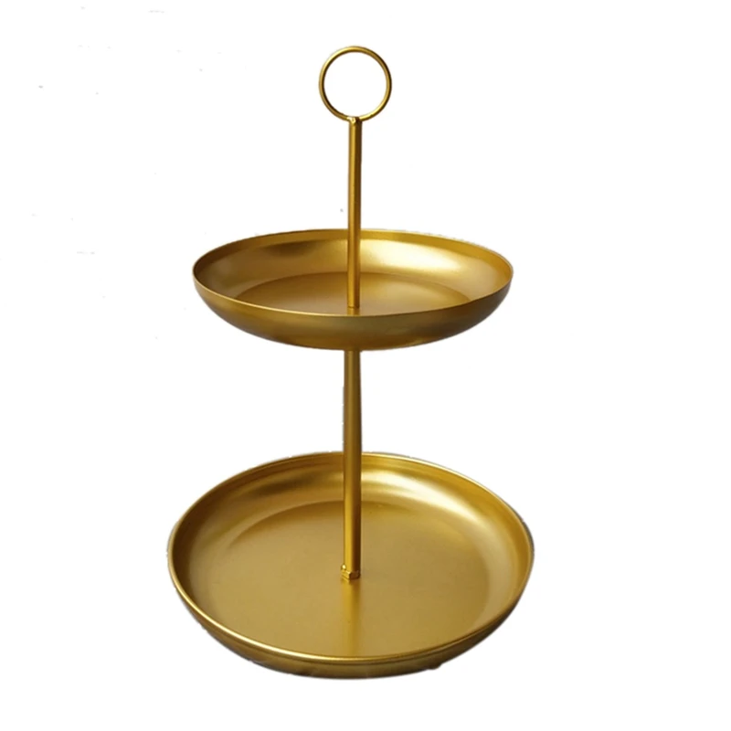 

Поддон большой емкости для кухни, двухслойная стойка в скандинавском стиле для хранения тортов, десертов, тарелок