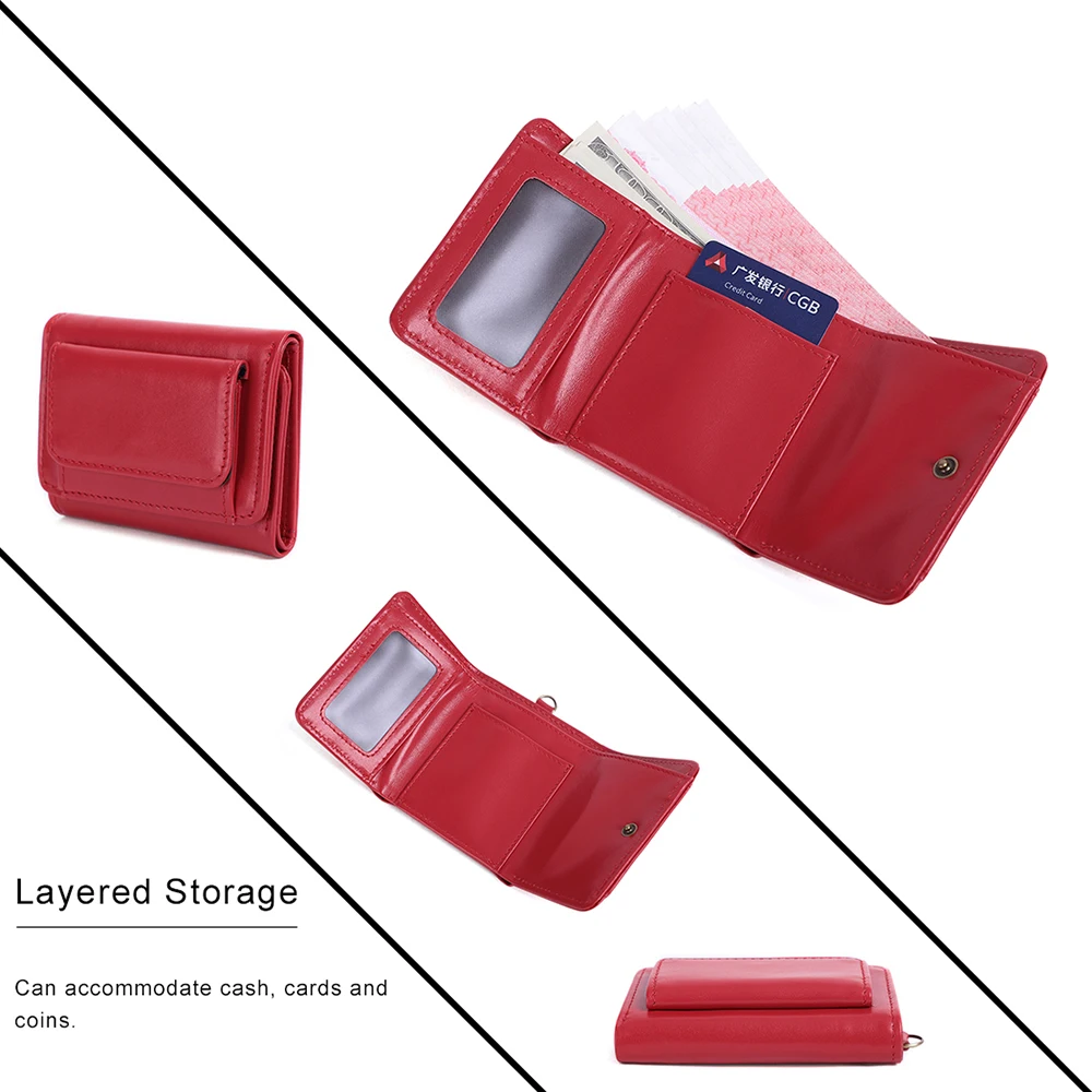 JOGUJOS Женские кошельки из натуральной кожи кошелек для девочек маленькая сумка