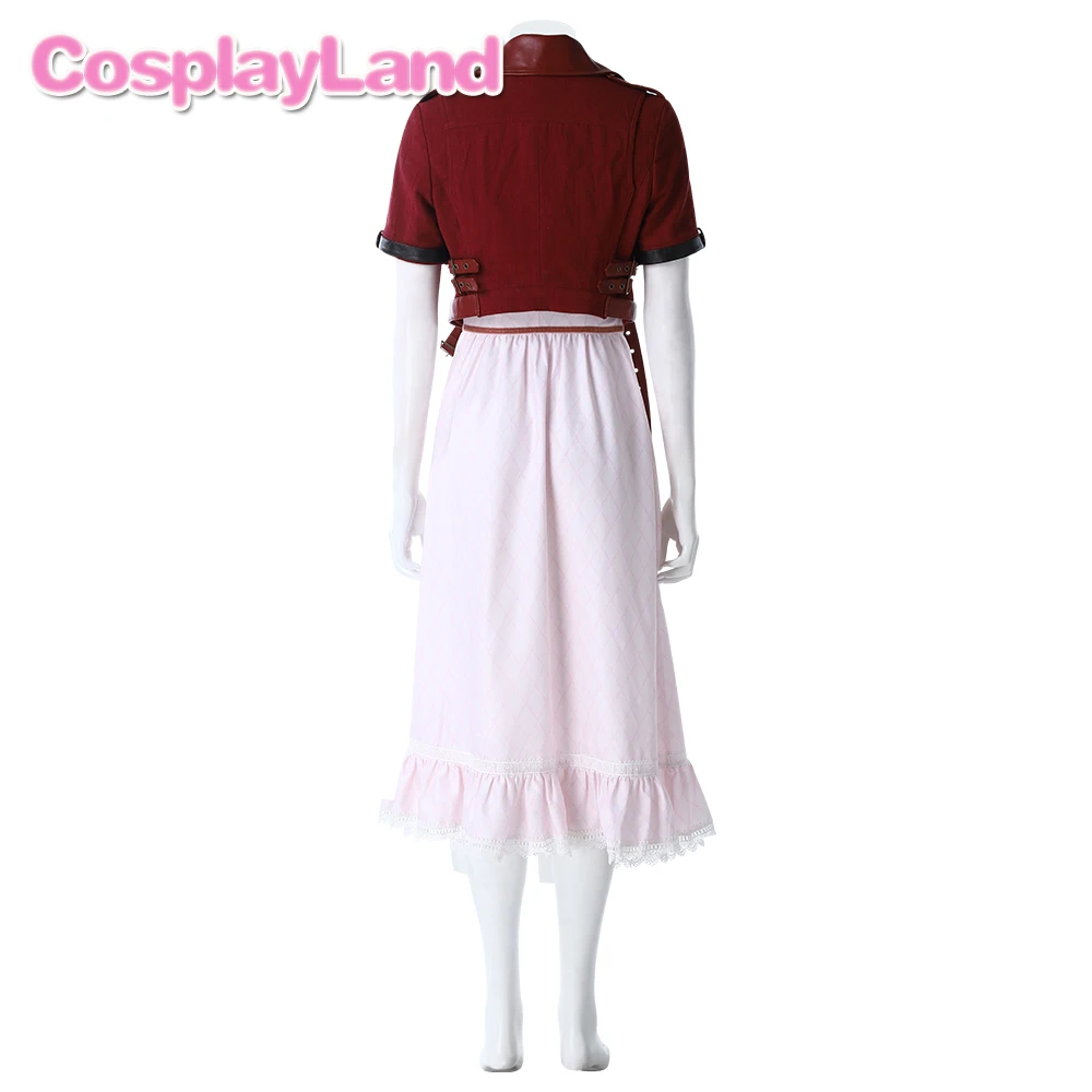 Final Fantasy VII Aerith Косплей Gainsborough костюм наряд на заказ вечерние костюмы Хэллоуин