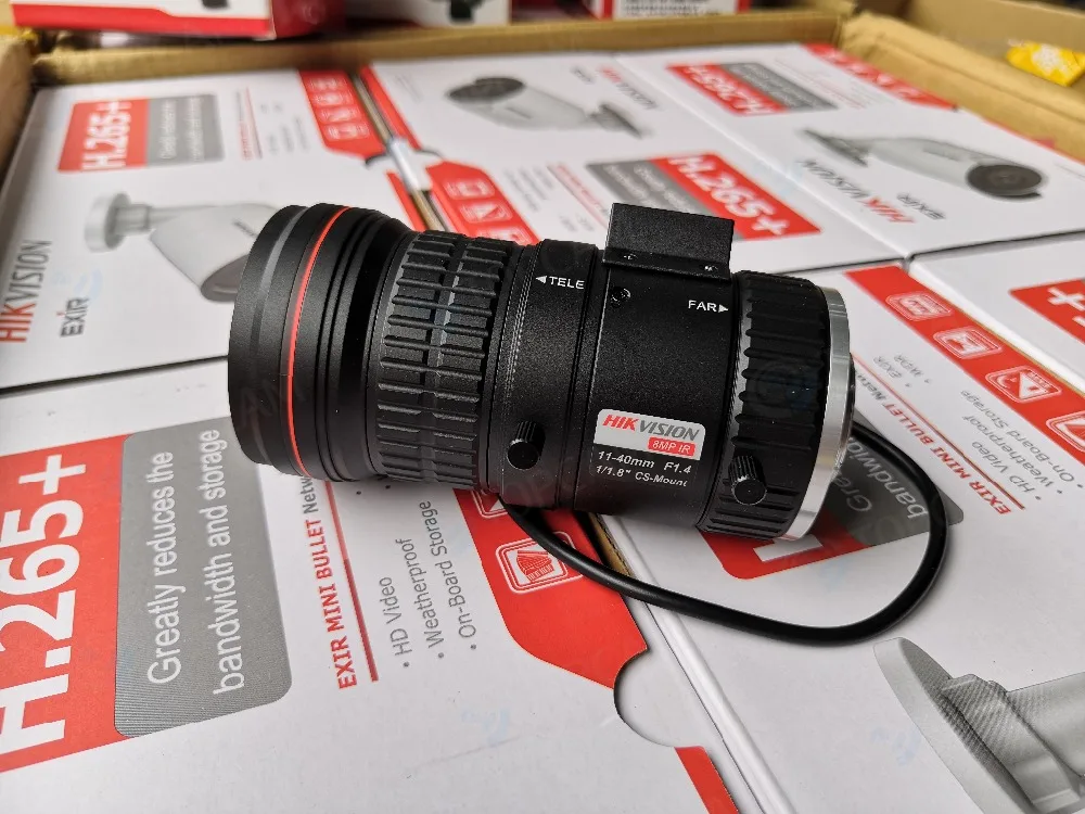 HV1140D-8MPIR Vari-focal DC Auto Iris 8MP инфракрасный объектив