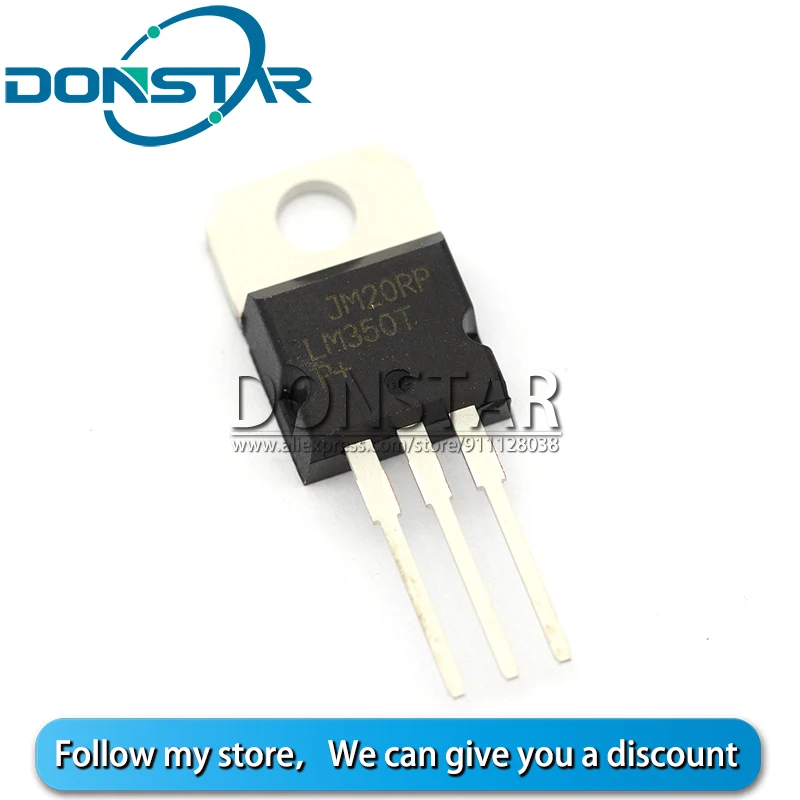 10PCS LM350T LM350 TO220 350T 350 TO-220 Voltage Regulator IC on - Десять штук LM350T LM350 TO220 350T 350 TO-220 Импульсный стабилизатор напряжения IC.