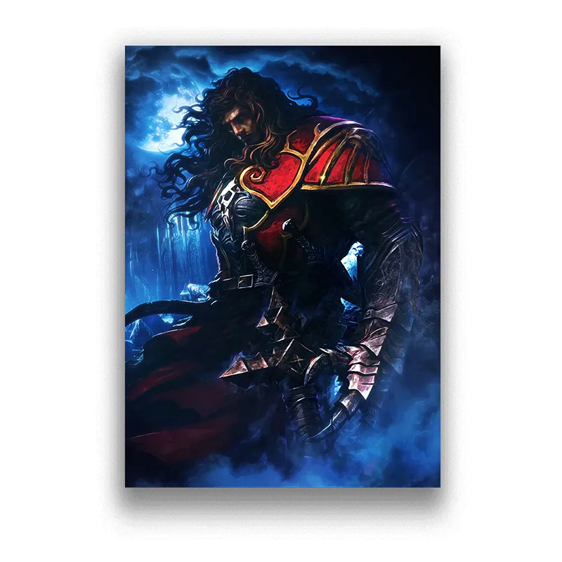 Игровой плакат Castlevania с белым покрытием настенная живопись картина домашний