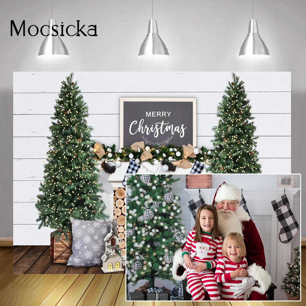 

Фон для фотосъемки с надписью "Merry Christmas"