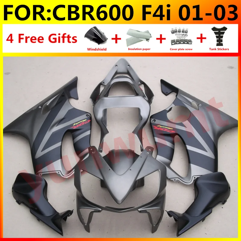 Новый комплект обтекателей для литья под давлением подходит HONDA CBR 600 F4i 01 02 03 CBR600