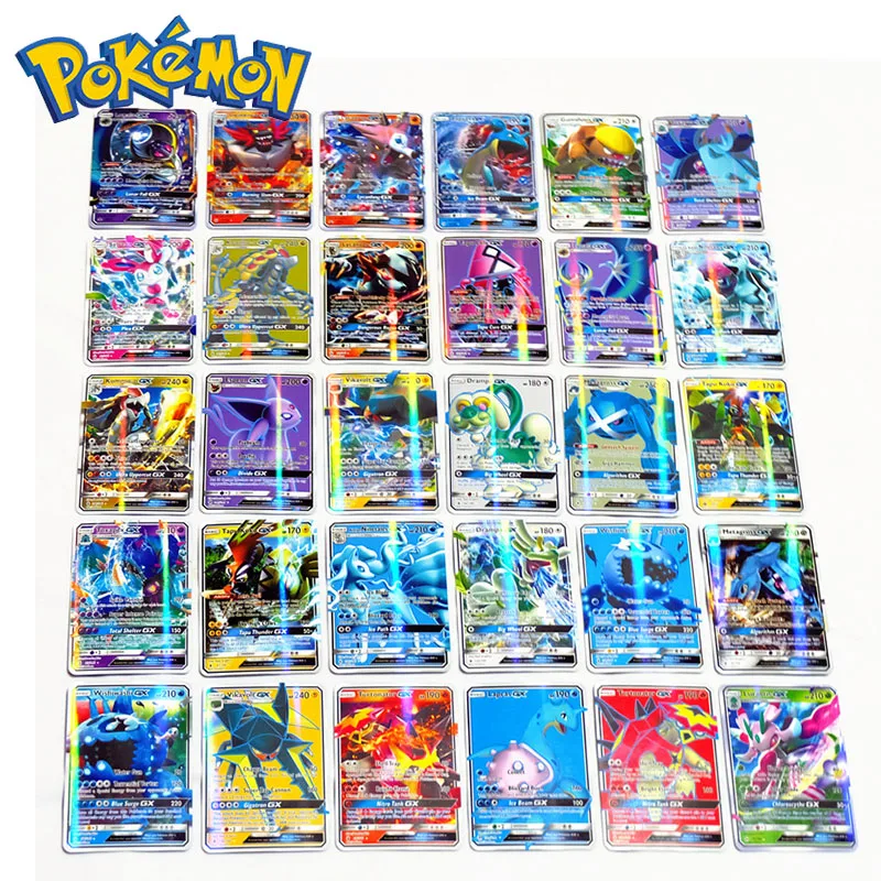 TAKARA TOMY Pokemon GX Shining Cards не повторяющиеся игры битва 200 шт. 20 60 торговые карты игра