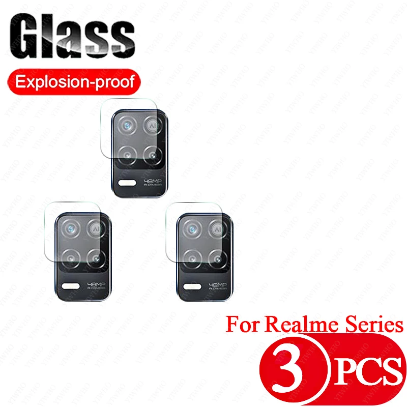 

Закаленное стекло 3 шт. для Realme Narzo 30 5G 30Pro 30A 8s Pro 5G 7i 6i Pro, защитные пленки для объектива камеры C25Y C25s C21Y, задняя пленка