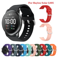 silicone soft strap for haylou solar ls05 smart watch wrist bracelet for xiaomi amazfit stratos 23 wrist strap for honor magic