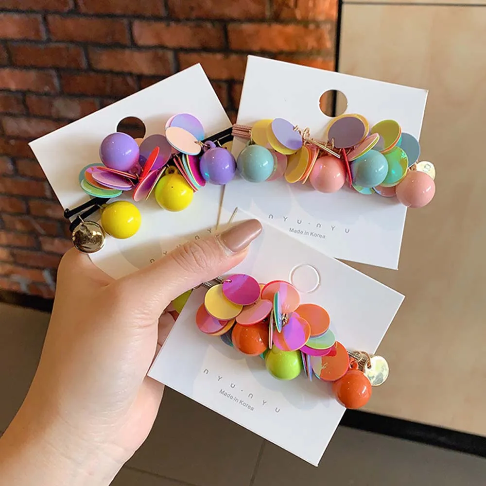 Милые женские веревочки для волос головные уборы модные милые эластичные кольца