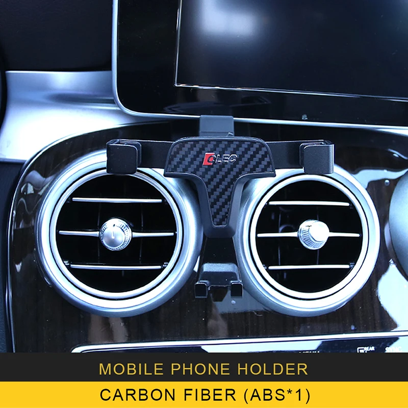 

CarManGo for Mercedes-Benz 2016-2019 GLC Car Phone Holder Air Vent Mount Stand Mobile Gravity Smartphone Support Bracket