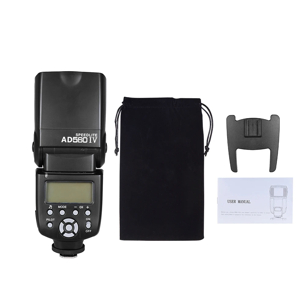 Беспроводная Кольцевая вспышка Andoer AD560 IV 2 4G для Canon Nikon Olympus Pentax Sony A7 II A7S A7R