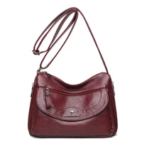 large capacity soft pu leather handbag fashion new ladies shoulder bag high quality adjustable strap crossbody bags for women