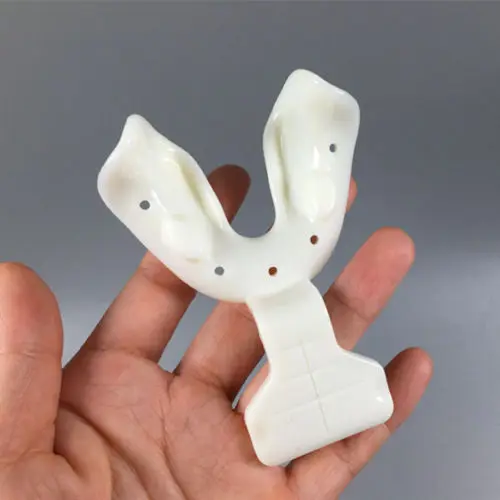 17 шт. зубные Edentulous челюсти оттиск лотки старый возраст рамки отрезать назад 1 комплект