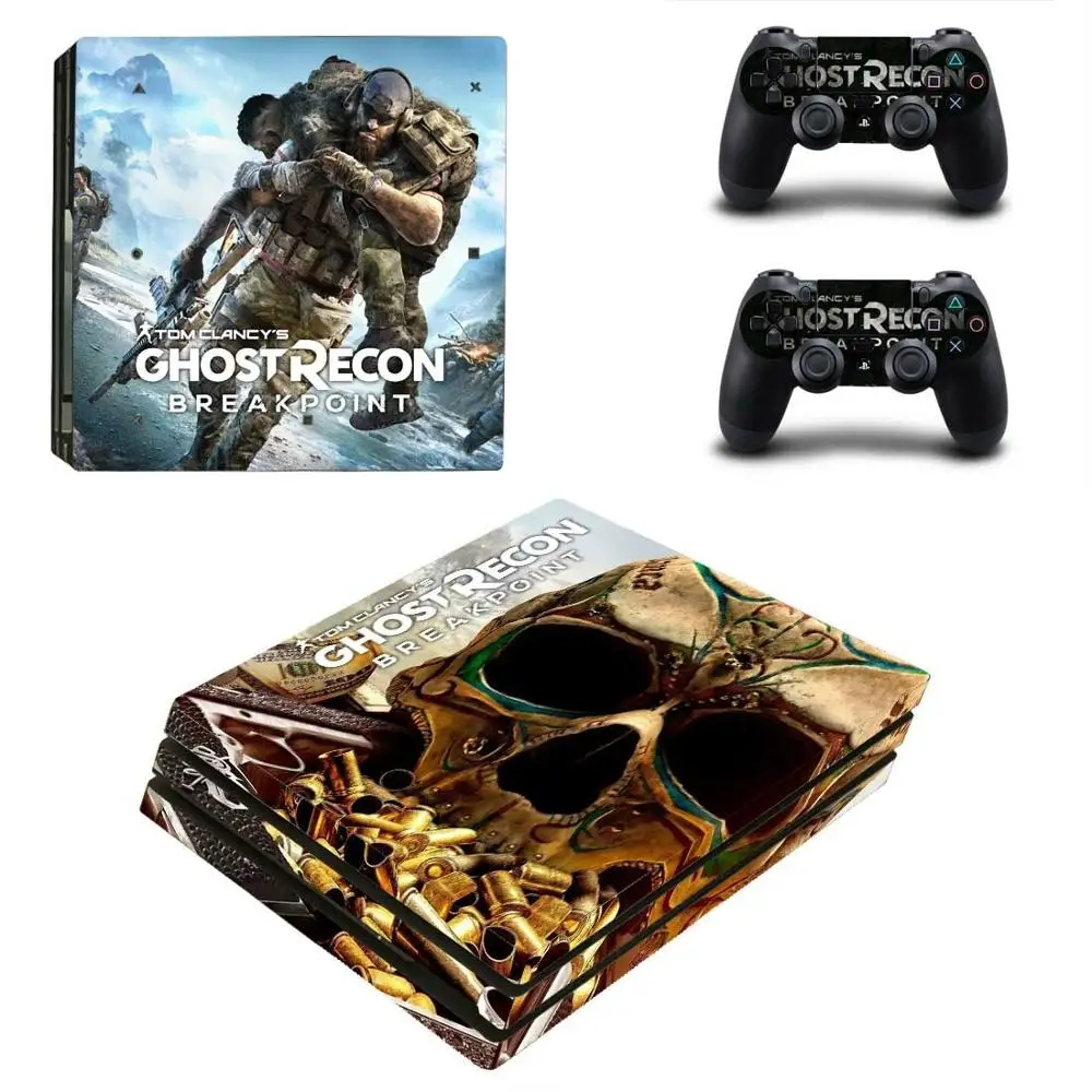 Tom Clancy’s Ghost Recon: Breakpoint PS4 Pro Sticker Play station 4 Skin For PlayStation Console &amp Controller | Электроника