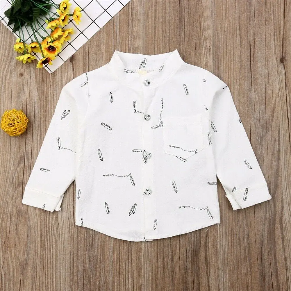 Комплект одежды из 3 предметов для мальчиков хлопковая белая футболка +