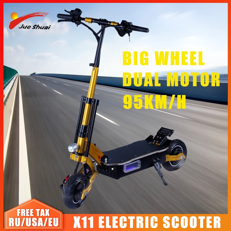 

2021 New Arrival Electric Scooter Big Wheel Dual Motor 5000W Powerful Adult Escooter 80km Mileage Long Distance