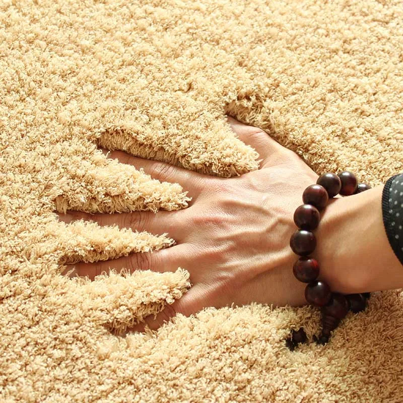 Плюшевый ковер из овечьей шерсти для спальни противоскользящий Домашний