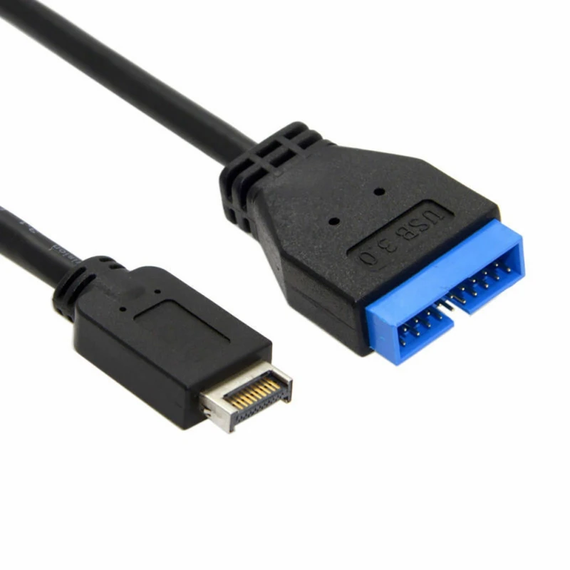 

USB 3.1 Extension Cable Front Panel Header Type-C Mini 20 Pin To USB 3.0 Standard 19/20Pin Header 30cm For Asus Motherboard New