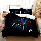 Комплект постельного белья с наволочками, 23 шт., с принтом, для игровой консоли, Gamer видеоигры игр