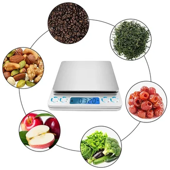 Household Kitchen Scale Electronic Food Scales Measuring Tool Precision LCD Scale Digital Electronic Scales Kitchen Gadgets New 3