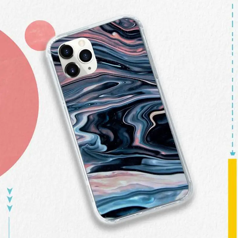 

holographic aesthetics color pattern Phone Case Transparent soft For iphone 5 5s 5c se 6 6s 7 8 11 12 plus mini x xs xr pro max