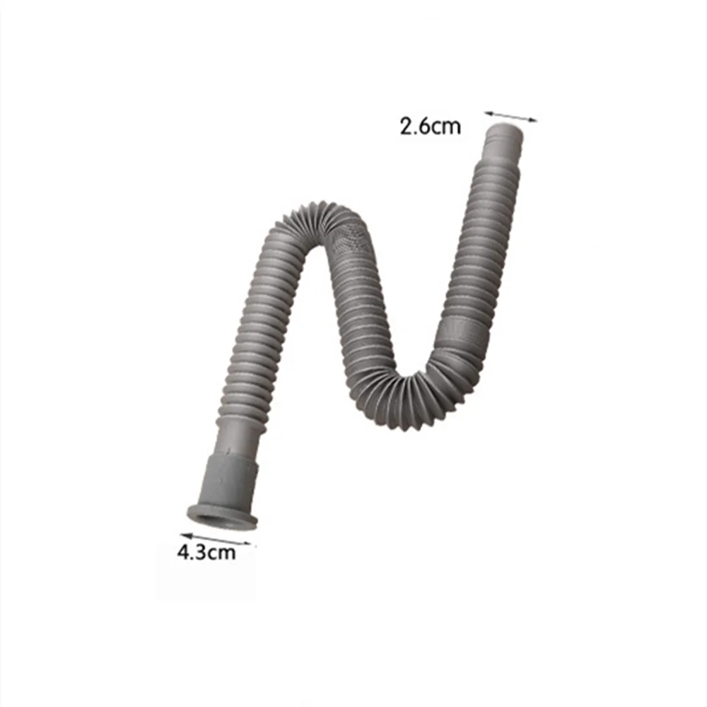 Wash Basin Pipe Plumbing Kitchen Sewer Flexible Bathroom Sink Drains Downcomer Hose Waste Overflow for | Дом и сад