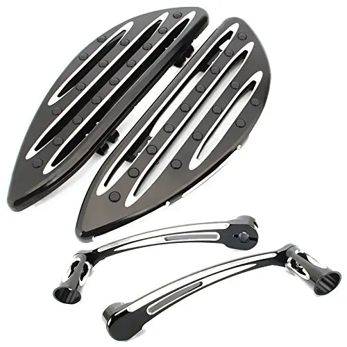 

Мотоциклетные напольные подножки с ЧПУ, передние напольные подножки с рычагом переключения передач для Harley Electra Road Glide Softail FLHT FLTR FLHR