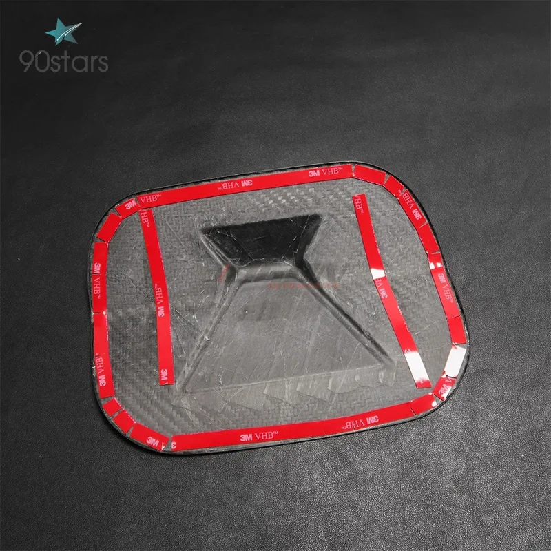 

Real Carbon Fiber Car Sticker Fuel Tank Cover Black Oil Gas Cap Frame Exterior Decoration Fit For Lexus RC F 200T 300 350 15-19