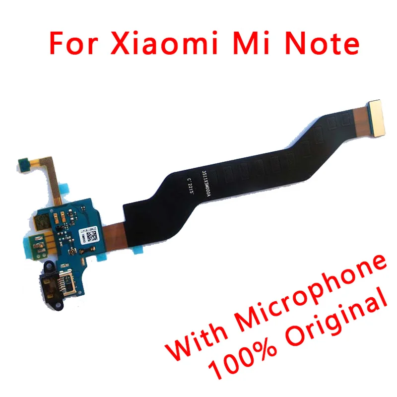 Оригинальная плата зарядного устройства PCB для Xiaomi Mi Note USB разъем гибкий кабель