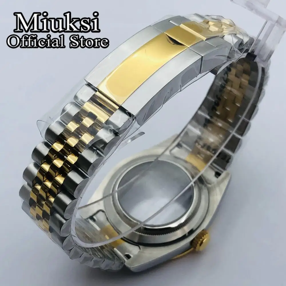 Miuksi 36mm/40mm sapphire glass watch case fit NH35 NH36 NH34 ETA2824 2836 PT5000 Miyota8205 8215 DG2813 3804 movement - купить по