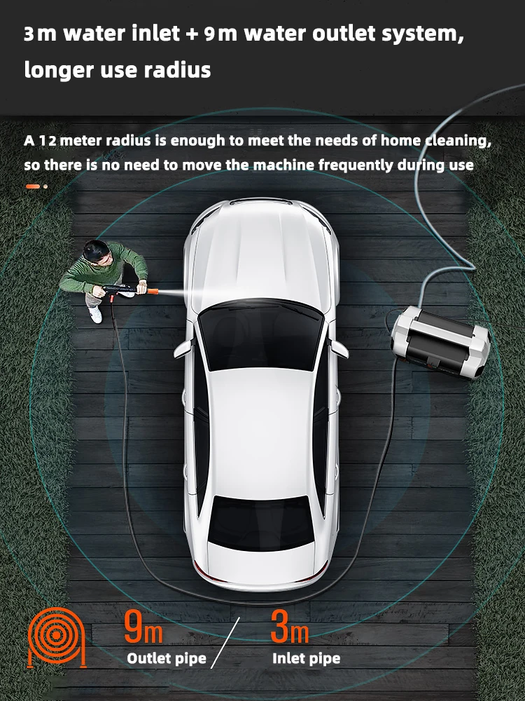 Бытовая портативная ручная моечная машина высокого давления В переменного тока