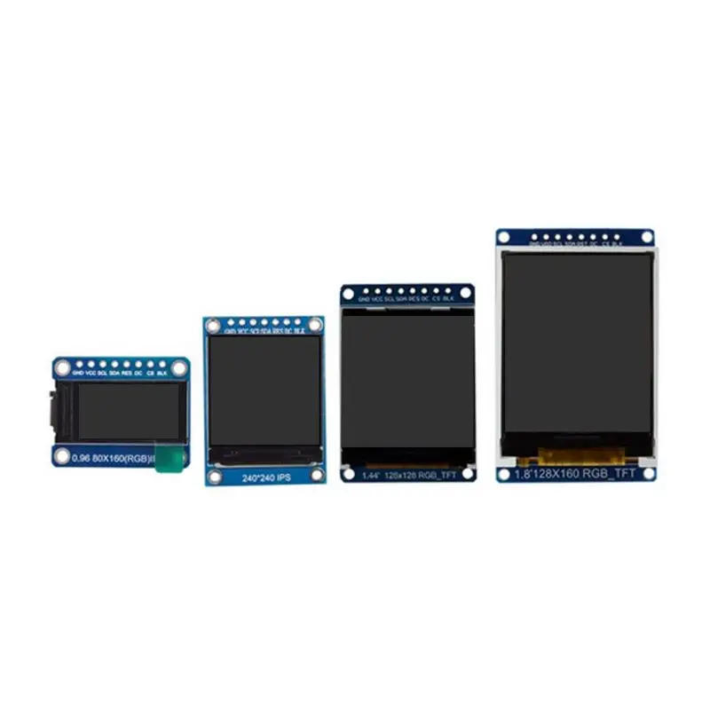 TFT дисплей 0,96 1,3 1,44 1,8 дюймов ips 7P SPI HD 65K полноцветный ЖК-модуль ST7735/ST7789 Привод IC 80*160 240*240(не OLED