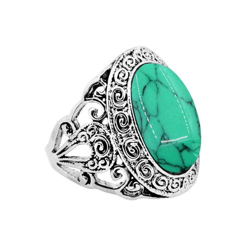 5 шт. Смешанная Камень Кольца для Для женщин оптовая продажа лот Винтаж Античная