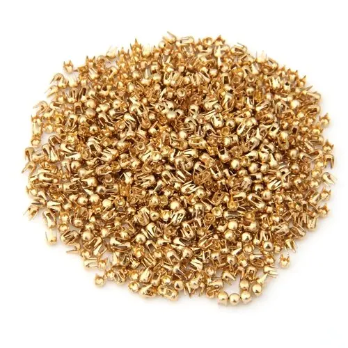 Новый 1000 золотой тон Круглый купол Заклепки Шпильки Пятна DIY Рок Панк 2 5