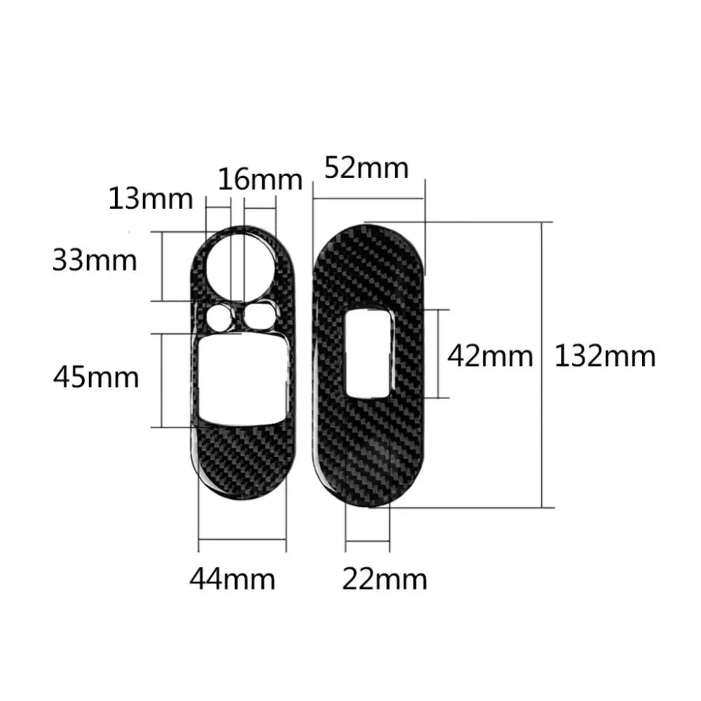 

Car Interior Mouldings Door Window Lifter Switch Control Panel Interior Trim Decal for Mini Cooper F56