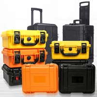 portable plastic instrument case safety protection toolbox camera equipment waterproof shockproof tool case wsponge