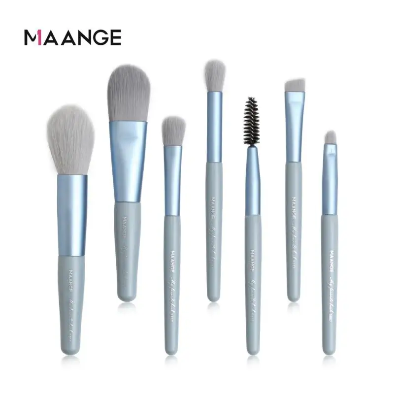 Набор кистей для макияжа 7 шт./лот кисти пудры теней век растушевки подводки глаз