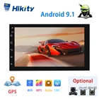 Мультимедийный плеер Hikity, мультимедийный MP5-плеер на Android 9,1, с GPS, 7 дюймов, с зеркальным соединением, для Volkswagen, Nissan, Hyundai, Kia, типоразмер 2DIN