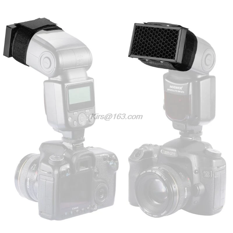 Honey comb Comb Grid Filter Flash Diffuser софтбокс для Ni kon Ca non Camera|Аксессуары вспышек| |
