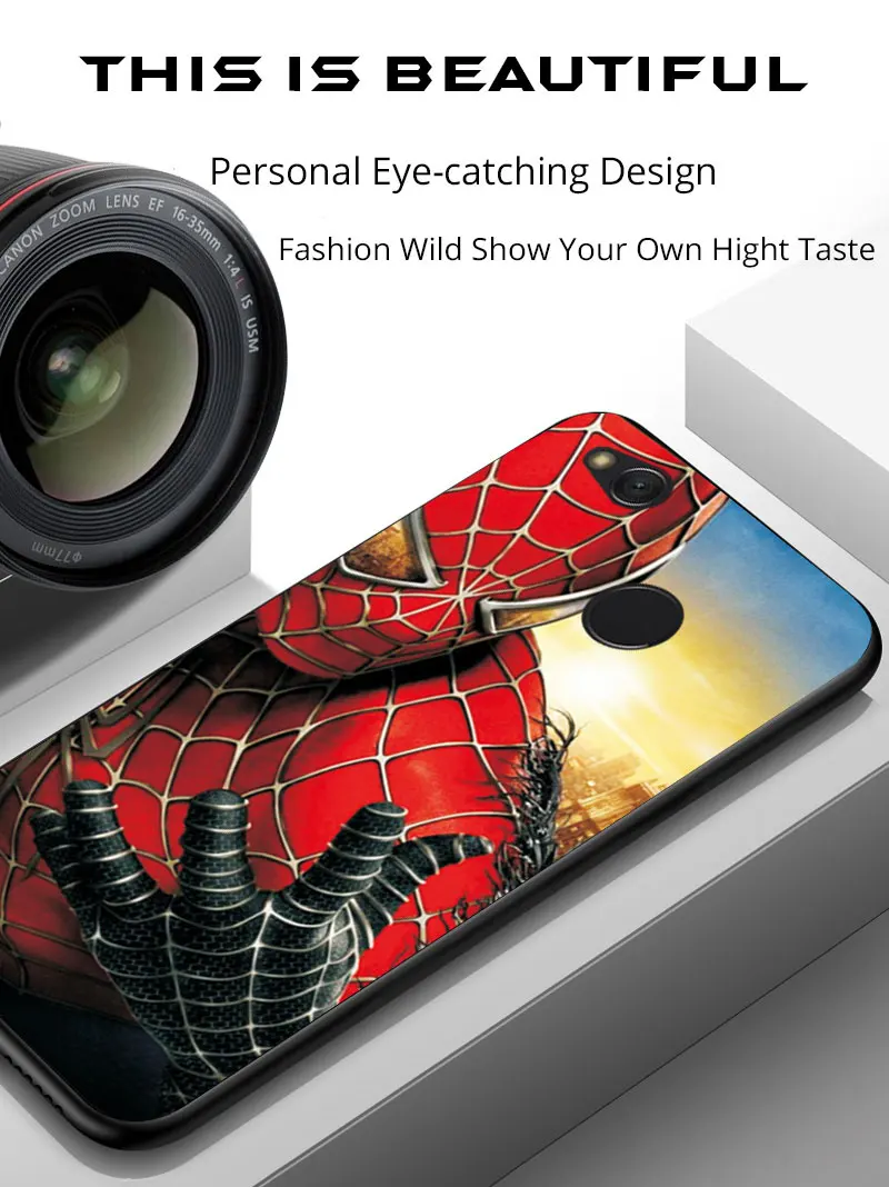 Для Xiaomi Redmi 4X чехол Note 4 4X Marvel Мстители Железный человек чехол для Redmi 6 7 8 5 5 Plus черный ТПУ Redmi 6A 5A 7A 8A чехол
