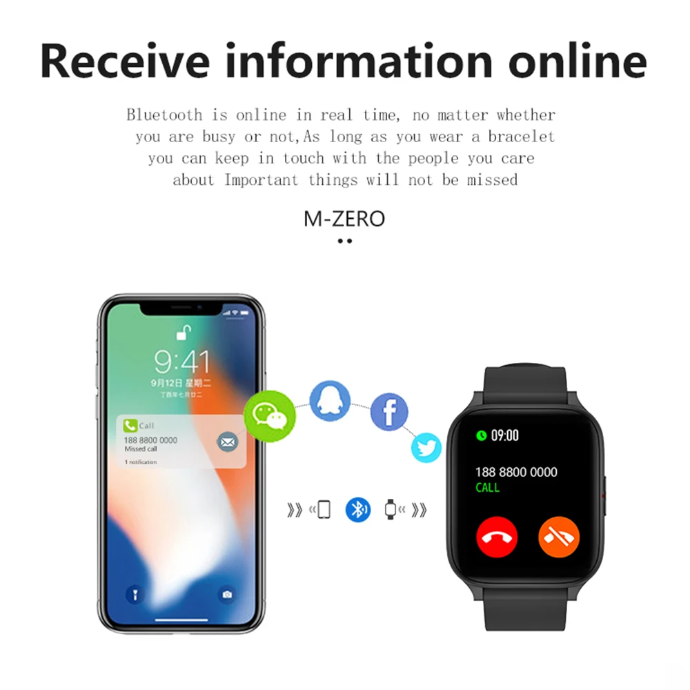 TORNTISC Zero Smart Watch 2021 Мужчины Женщины Full Touch IP67 Водонепроницаемые умные часы