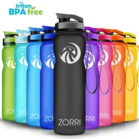 zounich portable tritan water bottle gym protein shaker bottle for sport outdoor leakproof reusable drink water bottles bpa free