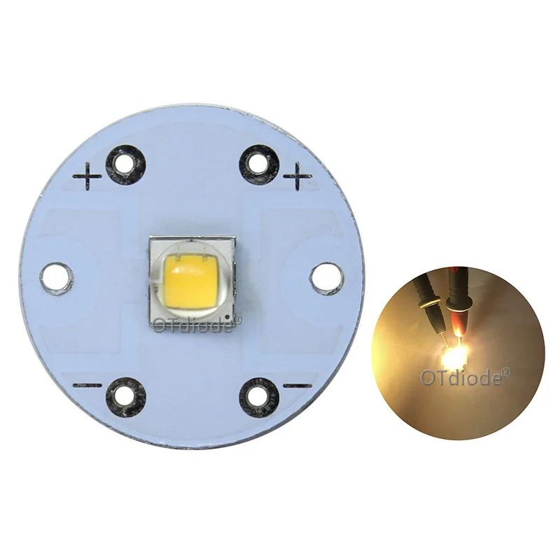 CREE XML2 XML T6 U2 LED Diode SMD5050 10W Round 20mm PCB for Flashlight Car light Headlight High Power Bulb bead DIY Parts