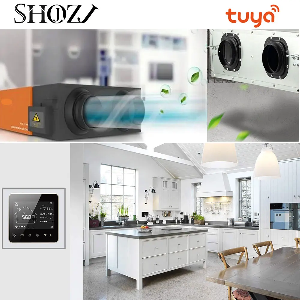 SHOJZJ WIFI RS485 MODBUS детектор VOC температуры влажности и CO2 PM2.5 датчик для управления