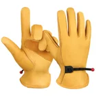 Перчатки OZERO из воловьей кожи для мотокросса, дышащие ветрозащитные велосипедные перчатки с закрытыми пальцами для гонок, велоспорта, кемпинга
