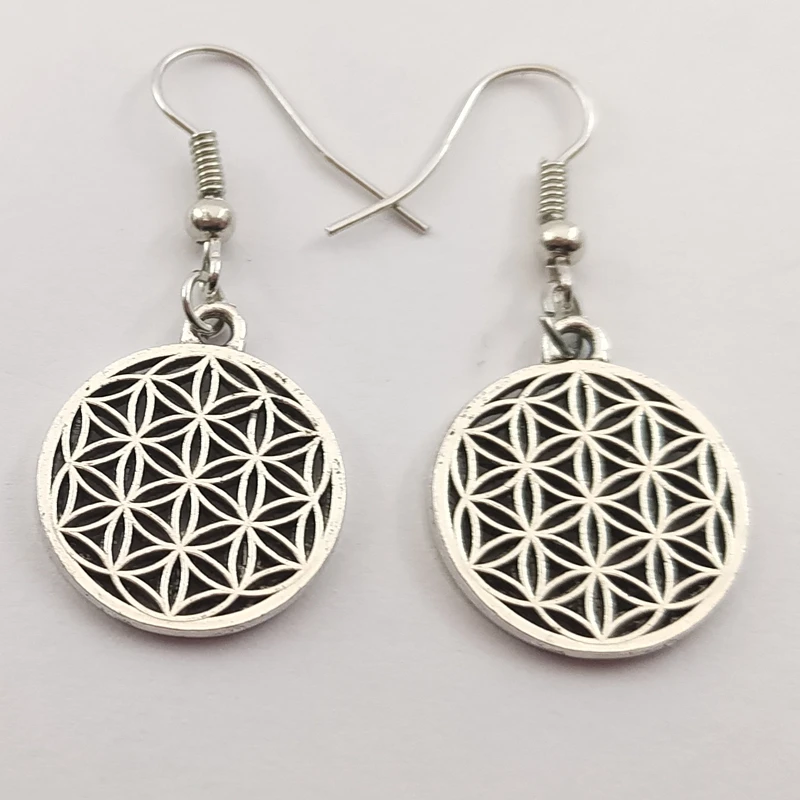 1 шт. буддийское ожерелье с цветком жизни длинная цепочка семена священной