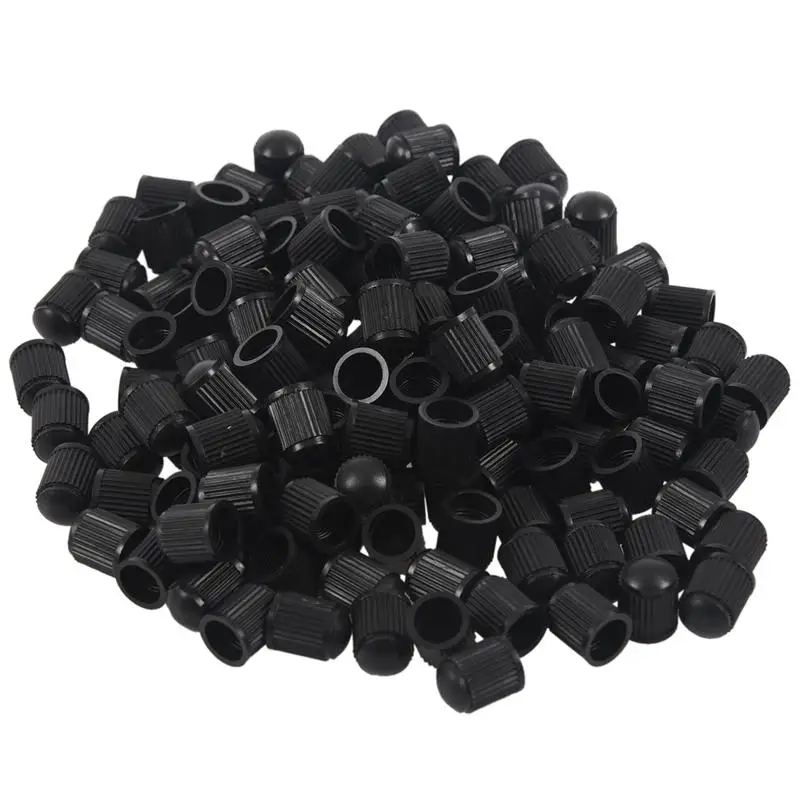 Набор 150 штук колпачок клапана для автомобильных шин прочная крышка s черный