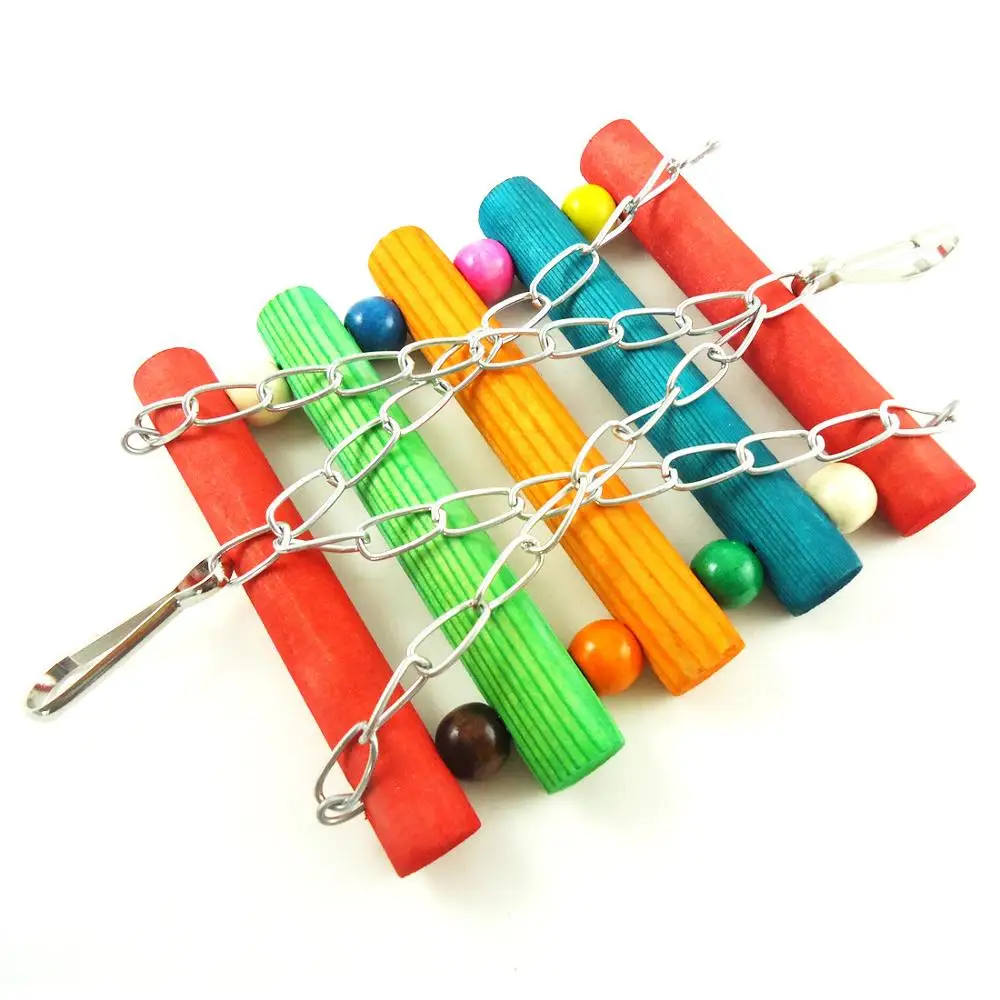 8 шт. игрушки для попугаев птиц качели подвесная жевательная игрушка клетка