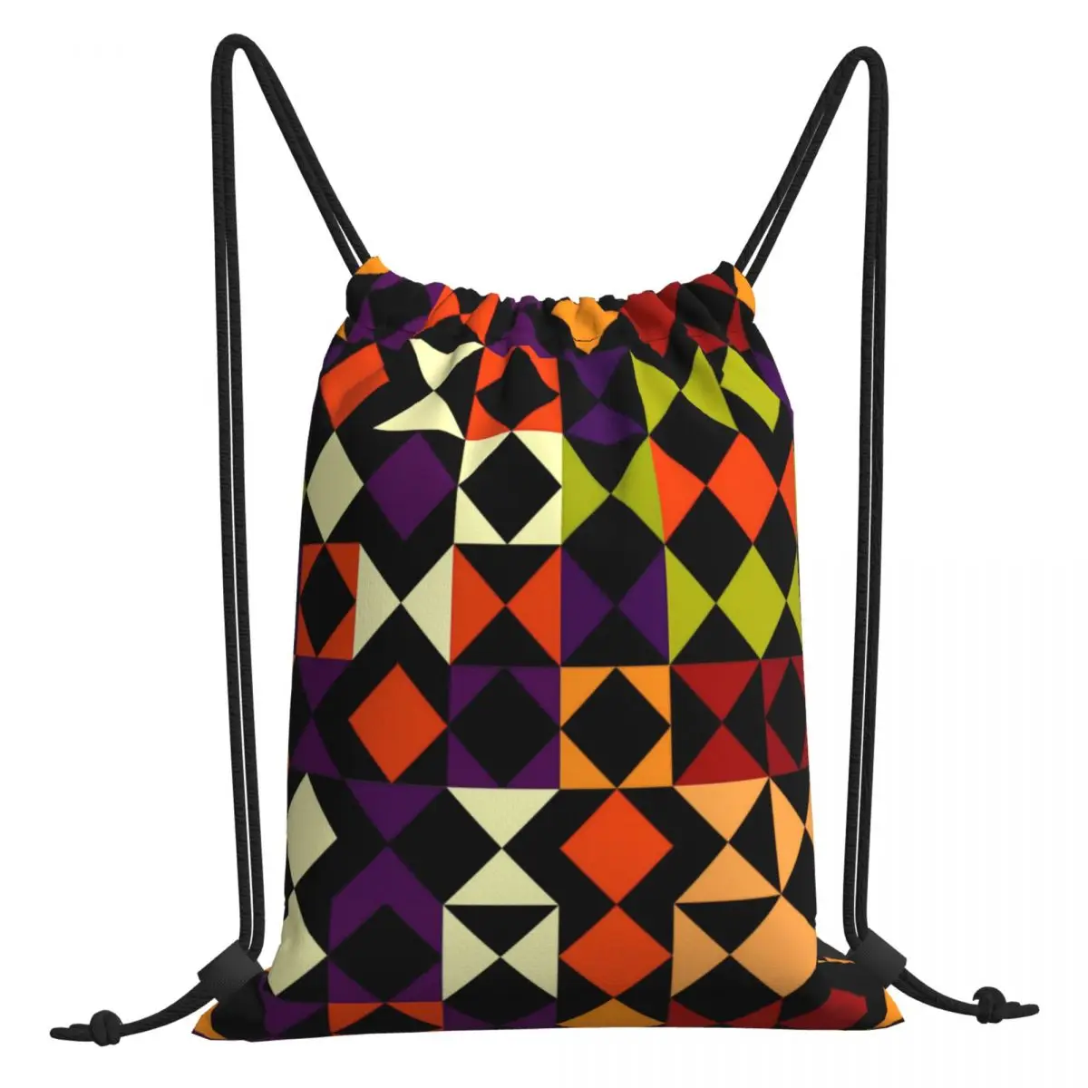 

Men's and women's drawstring backpack, outdoor portable backpack, travel and fitness shopping bag, drawstring backpack